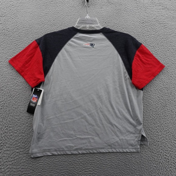 New England Patriots T Shirt NFL Team Apparel‎ Since 1960 Red Gray Blue Mens M - Picture 2 of 14